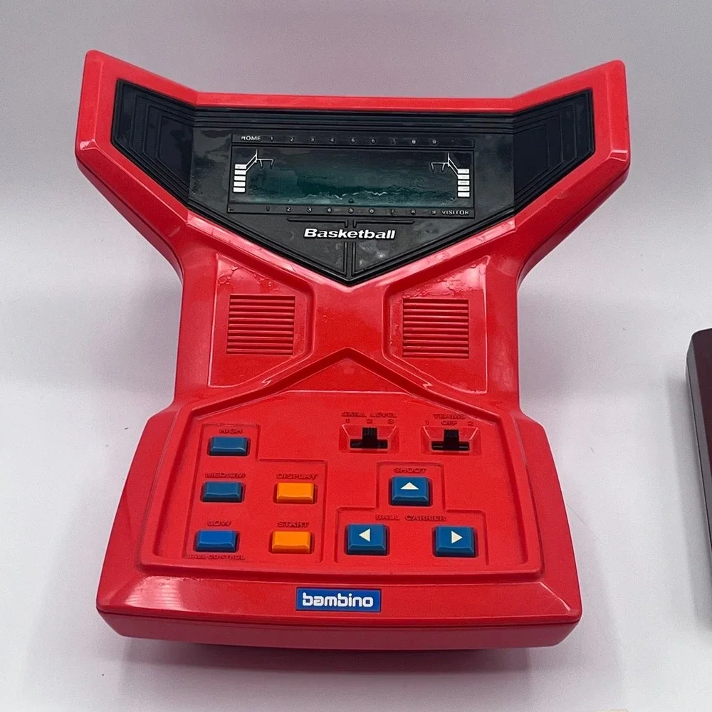 Vintage Mattel Electronics Soccer Handheld & Bambino‎ Basketball 